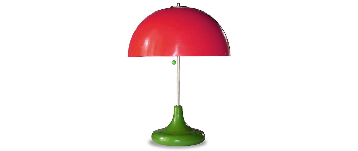 red lamp