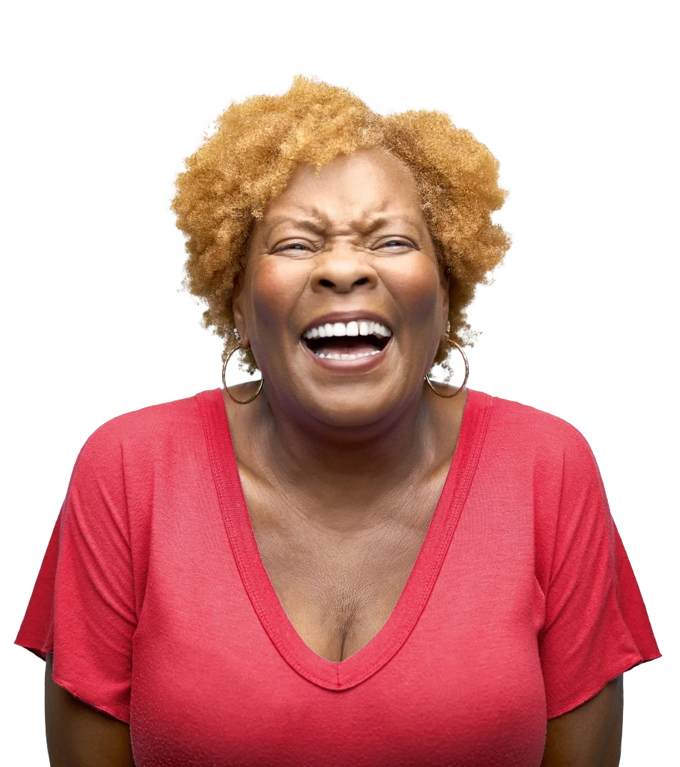 Woman smiling at the camera