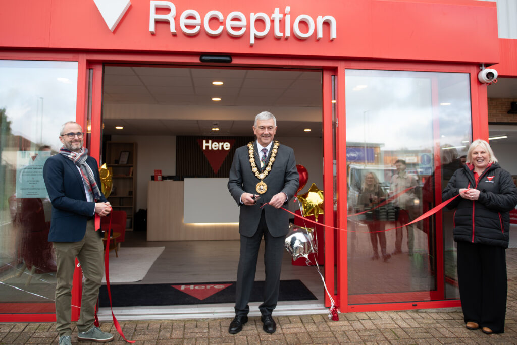 Here Salisbury Launch Day - Ribbon Cutting