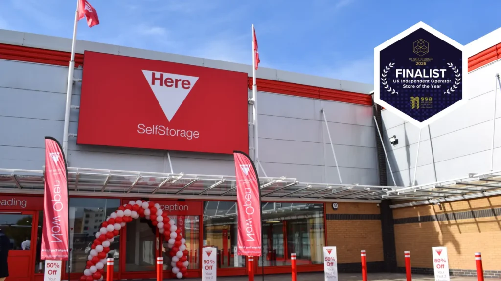 Here Self Storage Loughborough nominated for SSA Award