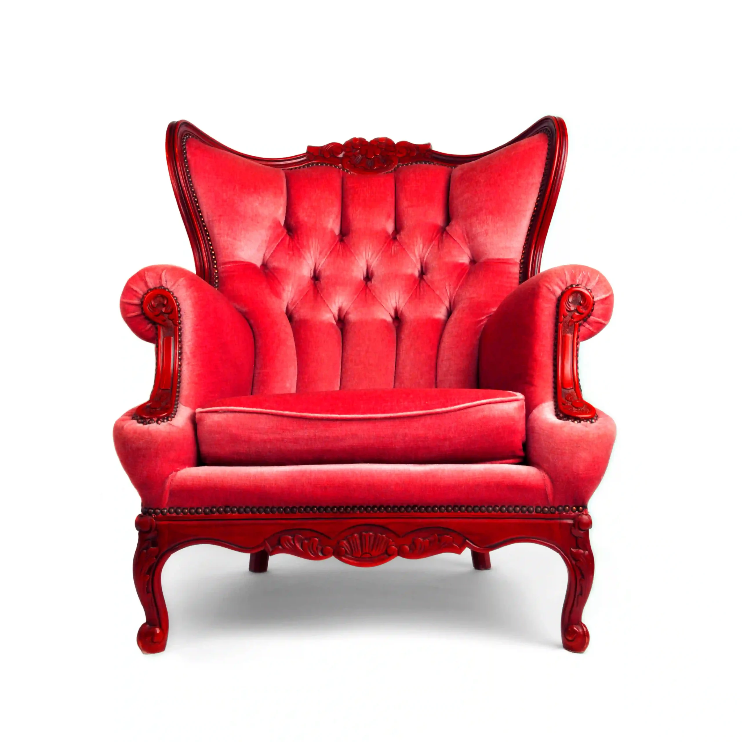 Red armchair